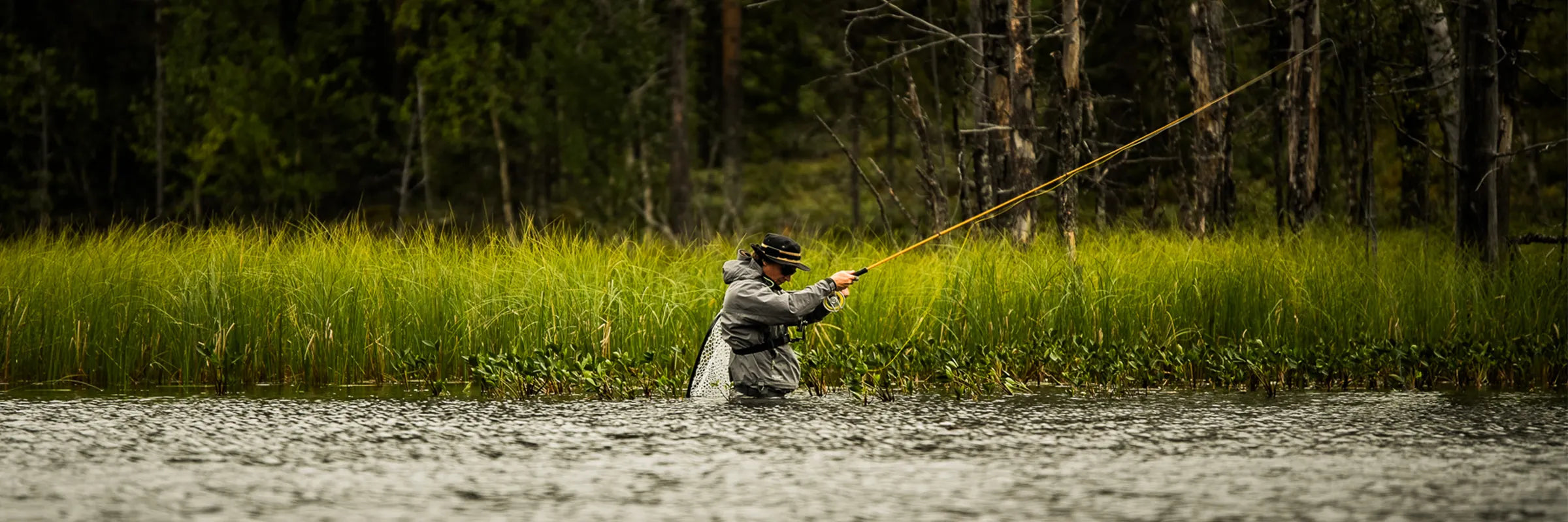 wading_in_lake_for_pikes