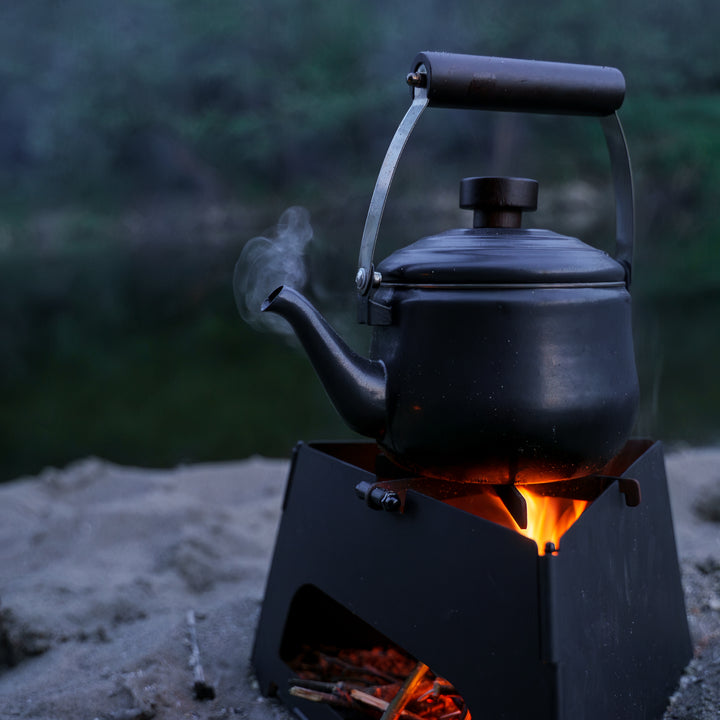 Barebones Enamel Teapot Charcoal - Czajnik Emaliowany