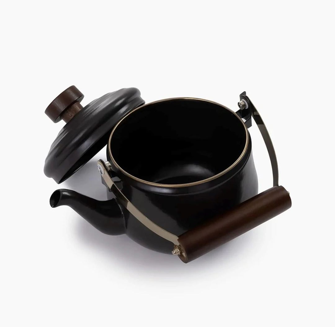 Barebones Enamel Teapot Charcoal - Czajnik Emaliowany