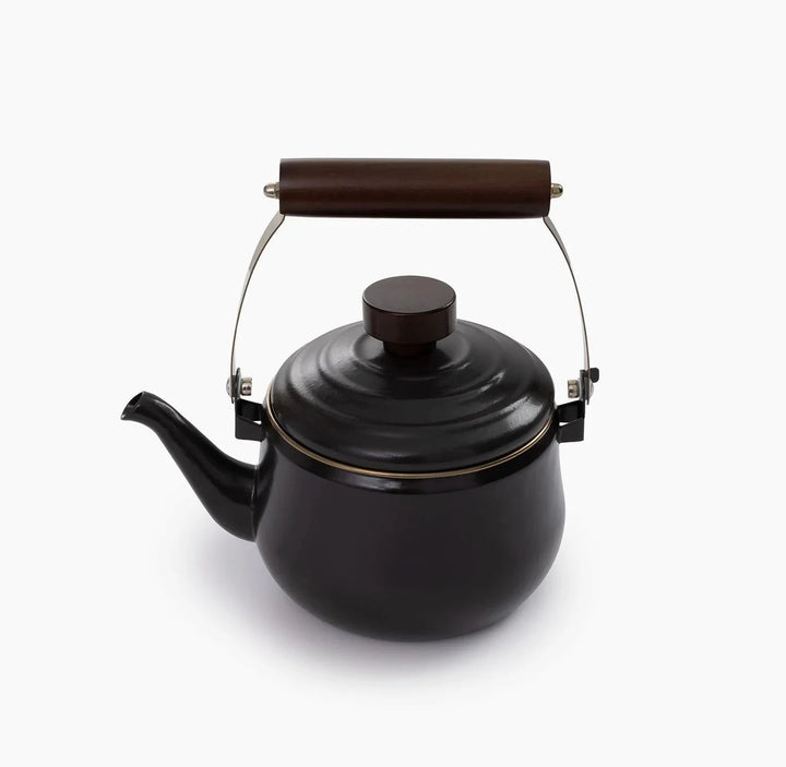 Barebones Enamel Teapot Charcoal - Czajnik Emaliowany