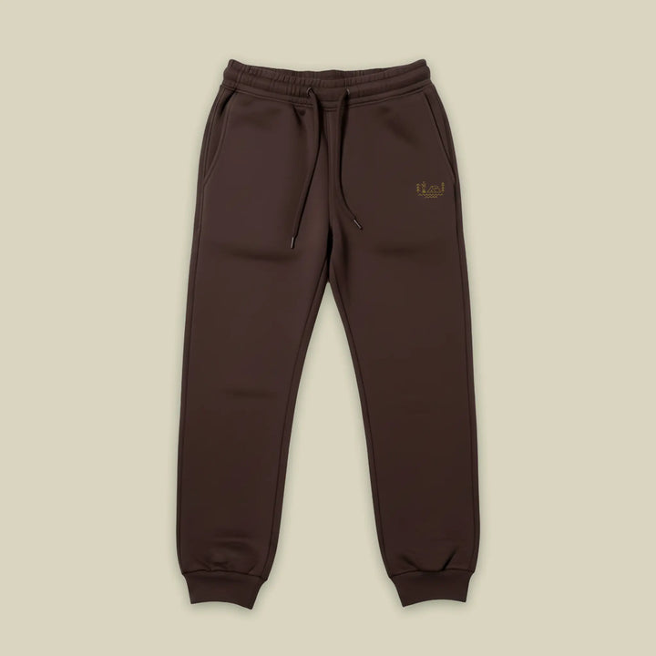 Spodnie El Clasico Wild Fish Stories - brązowe spodnie wędkarskie outdoor widok z przodu