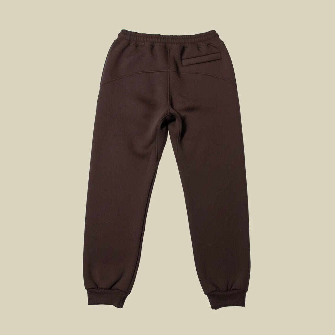 Spodnie El Clasico Wild Fish Stories - brązowe spodnie wędkarskie outdoor widok z tyłu