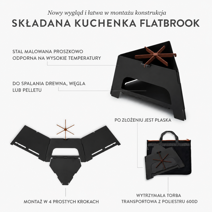 Barebones Flatbrook Folding Stove - Składana Kuchenka Polowa