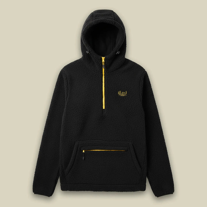 packshot of black bear fleece 